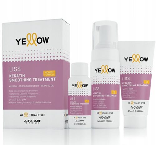 Alfaparf Yellow keratinski set za ravnanje las
