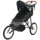  TEKAŠKI VOZIČEK VELIKA KOLESA TRIKOLESNI JOGGER DO 22KG ČRN BABYTROL
