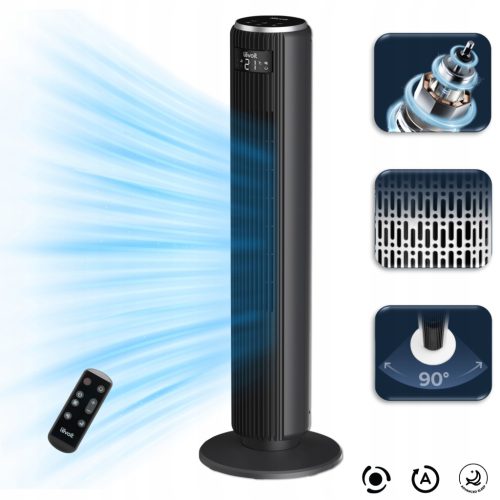 Levoit TempSense 36 Pro Tower Fan - Močan stolpni ventilator za optimalno hlajenje v vsakem kotičku vašega doma