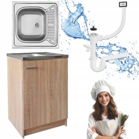   Stamar hrast sonoma kuhinjska omarica 60 x 60 x 82 cm barva fronte: sonoma hrast