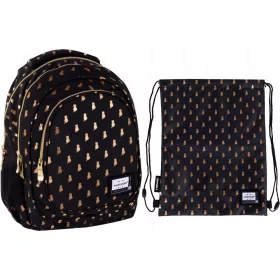 PLECAK ZA ŠOLO IN TORBA ASTRA Head Golden Kitty Cats