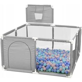   Otroški varnostni ograj za bazen s suhimi žogami KVADRAT I155