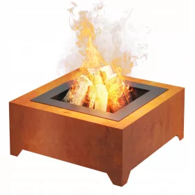  Premium Corten Square 700 Outfire Steel Garden Fire Pit