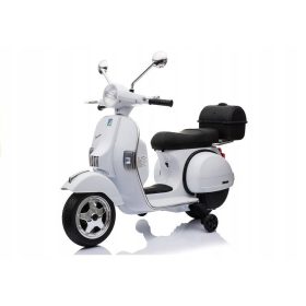   Motor na akumulatorski skiro za otroke Vespa White 2 Motors Usnjena EVA kolesa