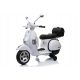 Motor na akumulatorski skiro za otroke Vespa White 2 Motors Usnjena EVA kolesa