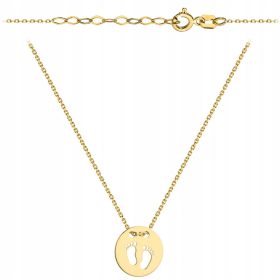  Zlata ogrlica za noge GRATIS GRAVIRANJE