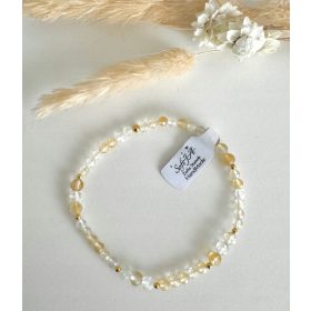 Zapestnica s citrinom za dvig razpoloženja in uspeh