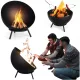  VRTNI KAMIN Kovinski za kamin pod kotlom na terasi Garden EstiloHome