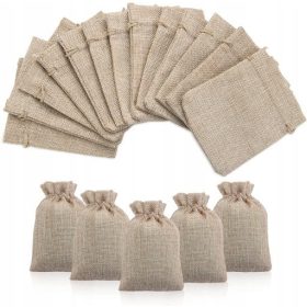 PLATNENE VREČKE Z VRVICO ZA SHRANJEVANJE, 30 KOM