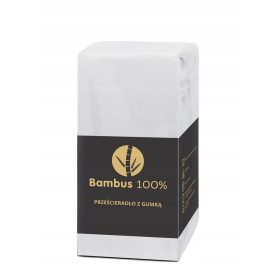 Bambusova prevleka za vzmetnico 89x51 90x40 80x40 cm bela