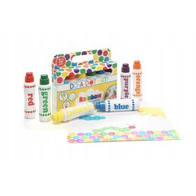   Veliki flomastri s pikami. Barve mavrice. Prvi flomastri za otroke za risanje, barvanje in učenje. Znamka Do-A-Dot Art ponuja znamenite flomastre s pikami, ki so idealno orodje za ustvarjalno izražanj