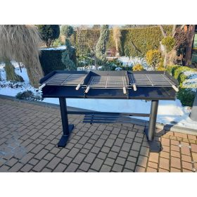  Žar na oglje Industrijski žar 150 x 49 cm