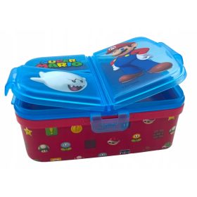SUPER MARIO Organizator za malico Lunchbox 4 predeli