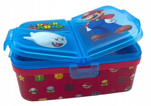 SUPER MARIO Organizator za malico Lunchbox 4 predeli