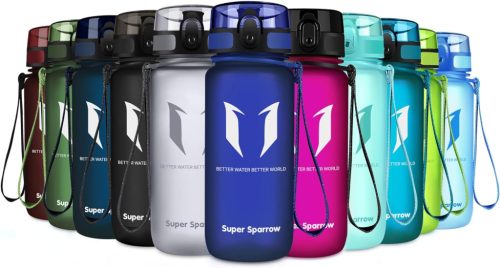 Super Sparrow Tritan Športna steklenica za vodo 350 ml - Mornarsko Modra