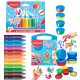  Maped barvice 12 kos + prstne barve Maped 812510 4x80 ml