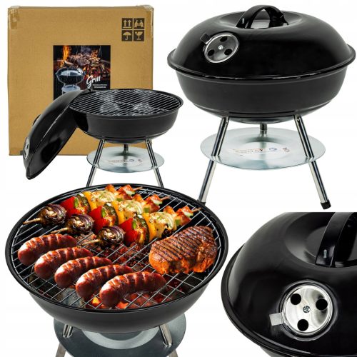  POKROV ZA POSODO ZA ŽAR NA OGLJE GARDEN Rino Garden GW-O KROMIRANA REŠETKA 34cm