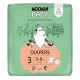 Moomin Baby Ekološke Plenice Velikost 3 (5-8 kg) 48 kosov