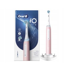   Električna zobna ščetka Oral-B iO 3 Pink s tehnologijo Braun