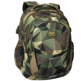   CoolPack večpredalni šolski nahrbtnik Shades of brown and beige, Shades of green, Multicolor 29 l