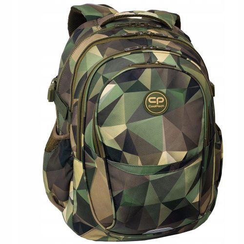 CoolPack večpredalni šolski nahrbtnik Shades of brown and beige, Shades of green, Multicolor 29 l