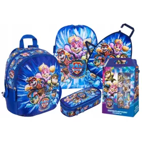   Pakiranje šolskega nahrbtnika Paw Patrol s peresnico, torbo, predpasnikom in perilom
