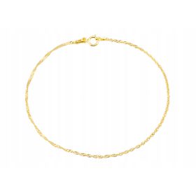 Zlata zapestnica Singapur s certifikatom 333