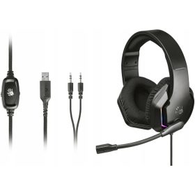   Ušesne slušalke A4Tech Bloody G260p Črne z 2 metrskim kablom za mikrofon