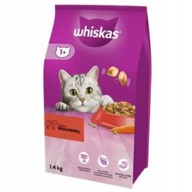  WHISKAS ADULT 3,8 KG SUHA MAČJA HRANA GOVEDINA