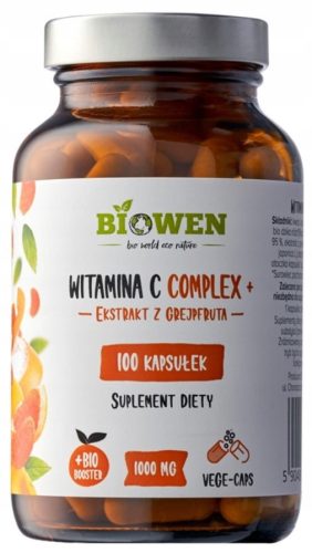 Kompleks Vitamina C Biowen + 100 kapsul - učinkovita podpora vašega imunskega sistema