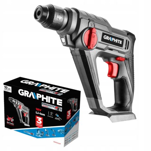 Graphite SDS Plus 0 W udarno vrtalno kladivo za visoko zmogljivo vrtanje