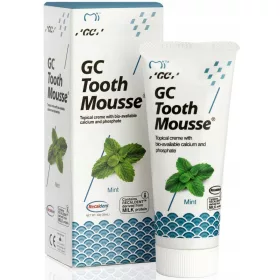   GC Tooth Mousse zobna pasta brez fluorida 35 ml miška mentol

GC Tooth Mousse zobna pasta je specializirana formula za lokalno uporabo, ki je idealna za celovito preprečevanje zobne gnilobe. Zahvaljuj