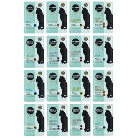 Kosma Mokra mešanica okusov za mačke 16 x 40 g