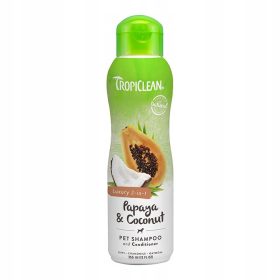   TropiClean Papaya Kokos Luksuzni Šampon za Pse in Mačke 355 ml