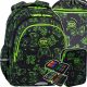 Večnamenski šolski nahrbtnik CoolPack Game Night, črn, 21 l