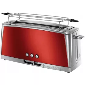    Russell Hobbs Luna Long Slot Solar Red opekač kruha 23250-56 srebrno/siv 1400 W