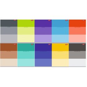    Komplet predmetnih zvezkov z goljufijo Unipap A5 60k Color Stripes