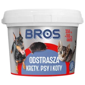    BROS repelent za krte, pse in mačke - zaščita vrtov in igrišč, učinkovit do 2 meseca