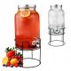 SuperSteklenička Kozarec S Pipico na Stojalu 6000ml + Rebrasto Stojalo 6L