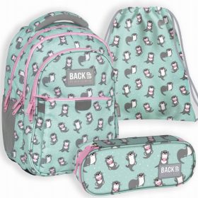   BackUp 3-v1 nahrbtnik s šolskim pripomočkom in vrečko za čevlje