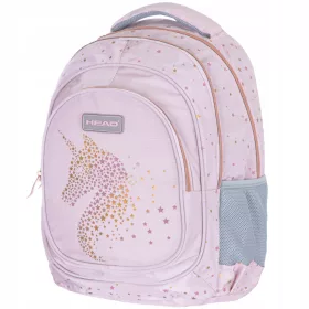   Večpredstavnostni šolski nahrbtnik Head Shades of pink, Shades of grey and silver 20 l