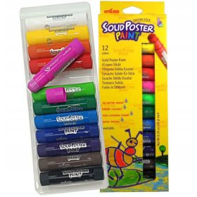 AMA barve za plakate v štiftu 12 barv x 10 g