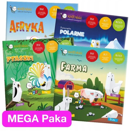 Zabavni Komplet Živali PTICE + POLAR + KMETIJA + AFRIKA