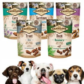 Carnilove piškoti za pse z okusom krapa in timijana 200g