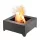  Premium Square Garden Fire Pit iz črnega jekla 700 Square OutFire