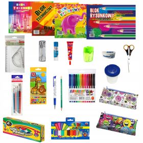 Likovni komplet za ustvarjanje 18 kosov