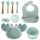 Nadgrajeni set silikonskih posod Ikonka KX4526 9 elementov