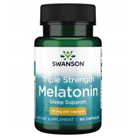 SWANSON Melatonin z Trojno Močjo za Urejanje Spanja