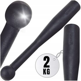   Litoželezna palica za vaje s palico, obremenitev KAWMET, 2 kg
