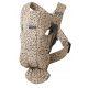 Nosilec za dojenčke BABYBJORN MINI Woven – bež/temno siva